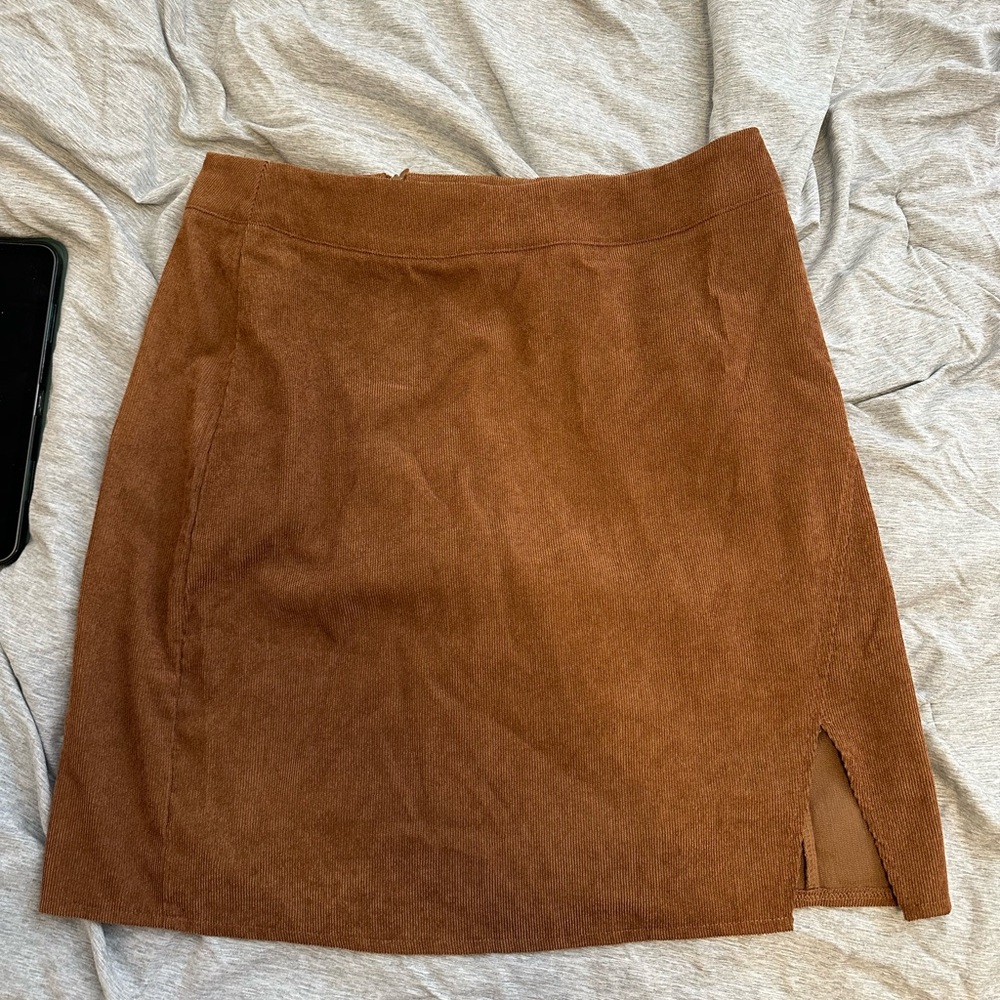 SHEIN Brown Pencil Skirt